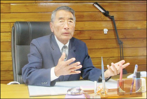 Dr Shürhozelie Liezietsu, President, Naga People’s Front. (File Photo)